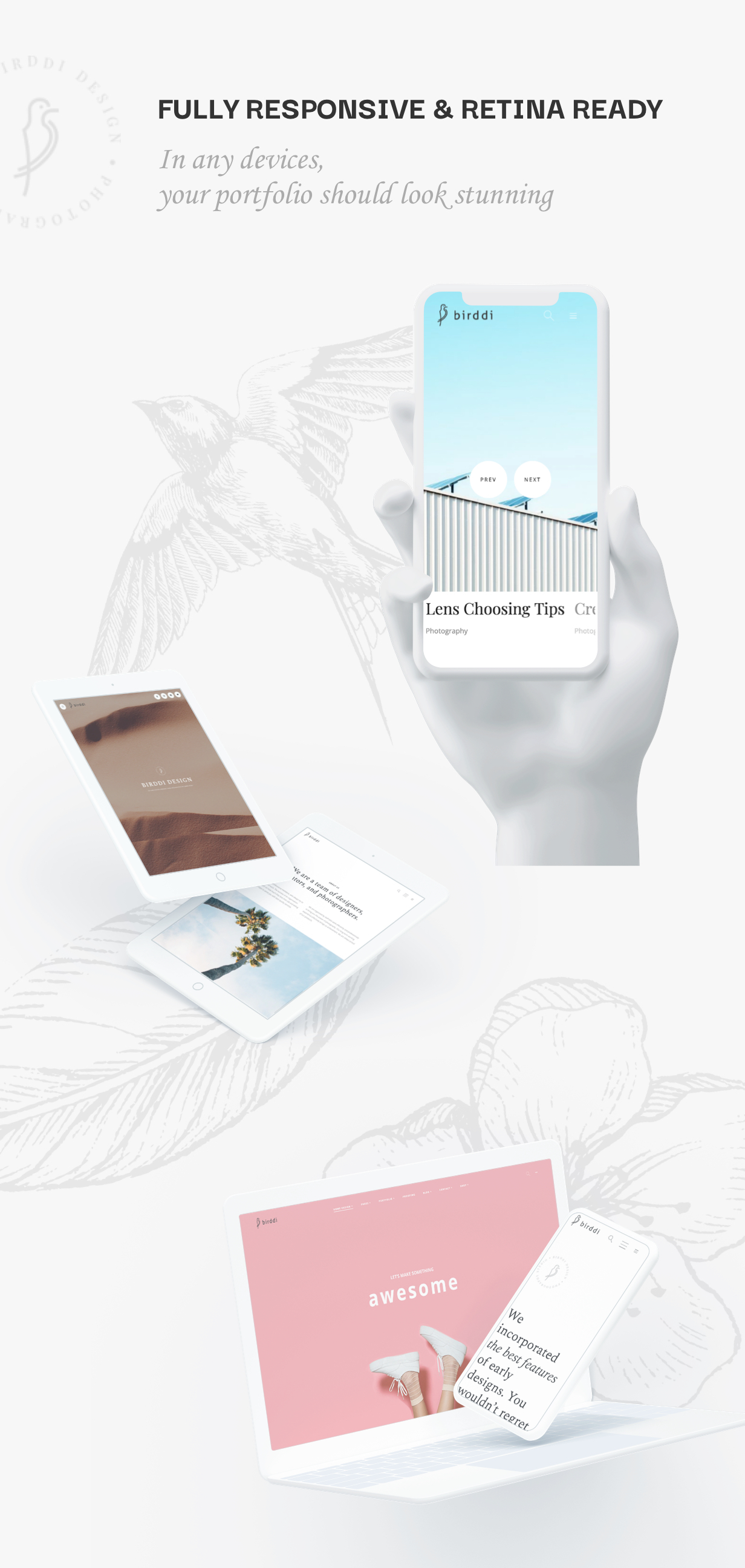 Birddi - A Creative Portfolio WordPress Theme - 2