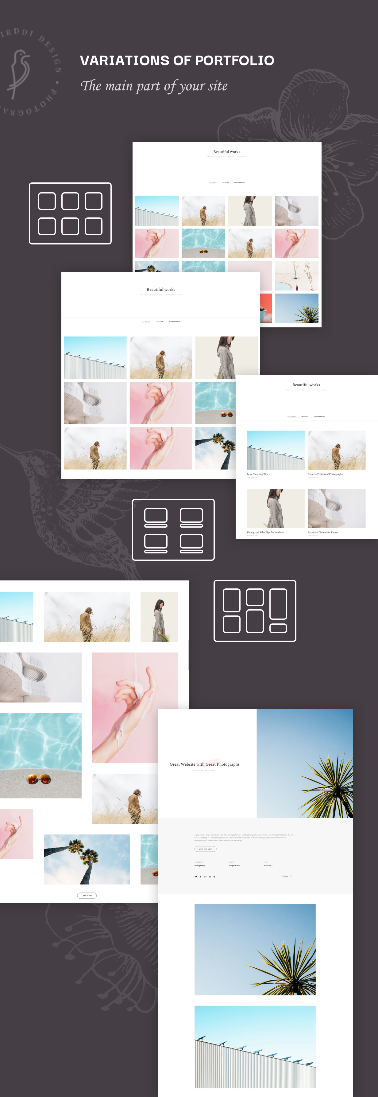 Birddi - A Creative Portfolio WordPress Theme - 4