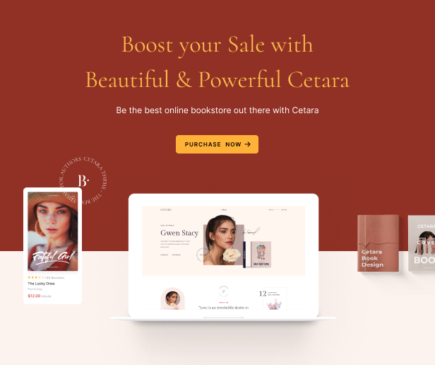 Cetara - Beautiful WordPress Theme for Authors - 9